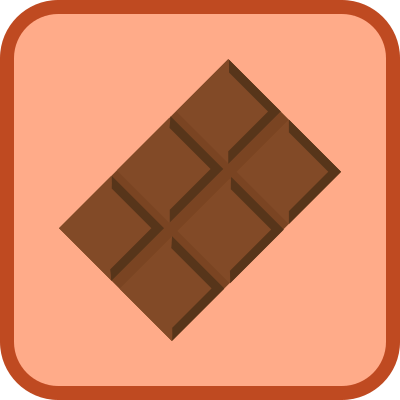 Chocolate bar illustration