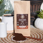 Faith Farms Mushroom Coffee bag & grounds