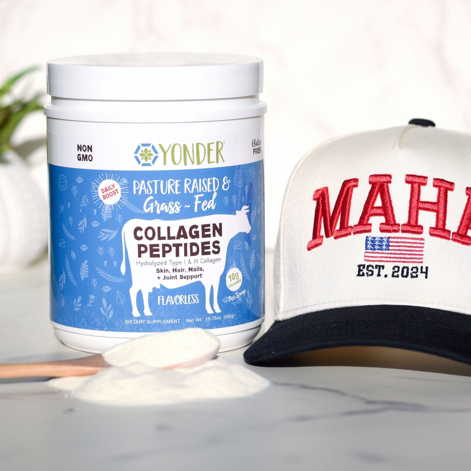 Flavorless Collagen Peptides (560g) by Yonder