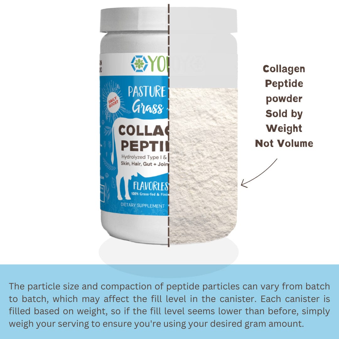 Collagen peptide powder sold by weight