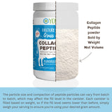 Collagen peptide powder sold by weight