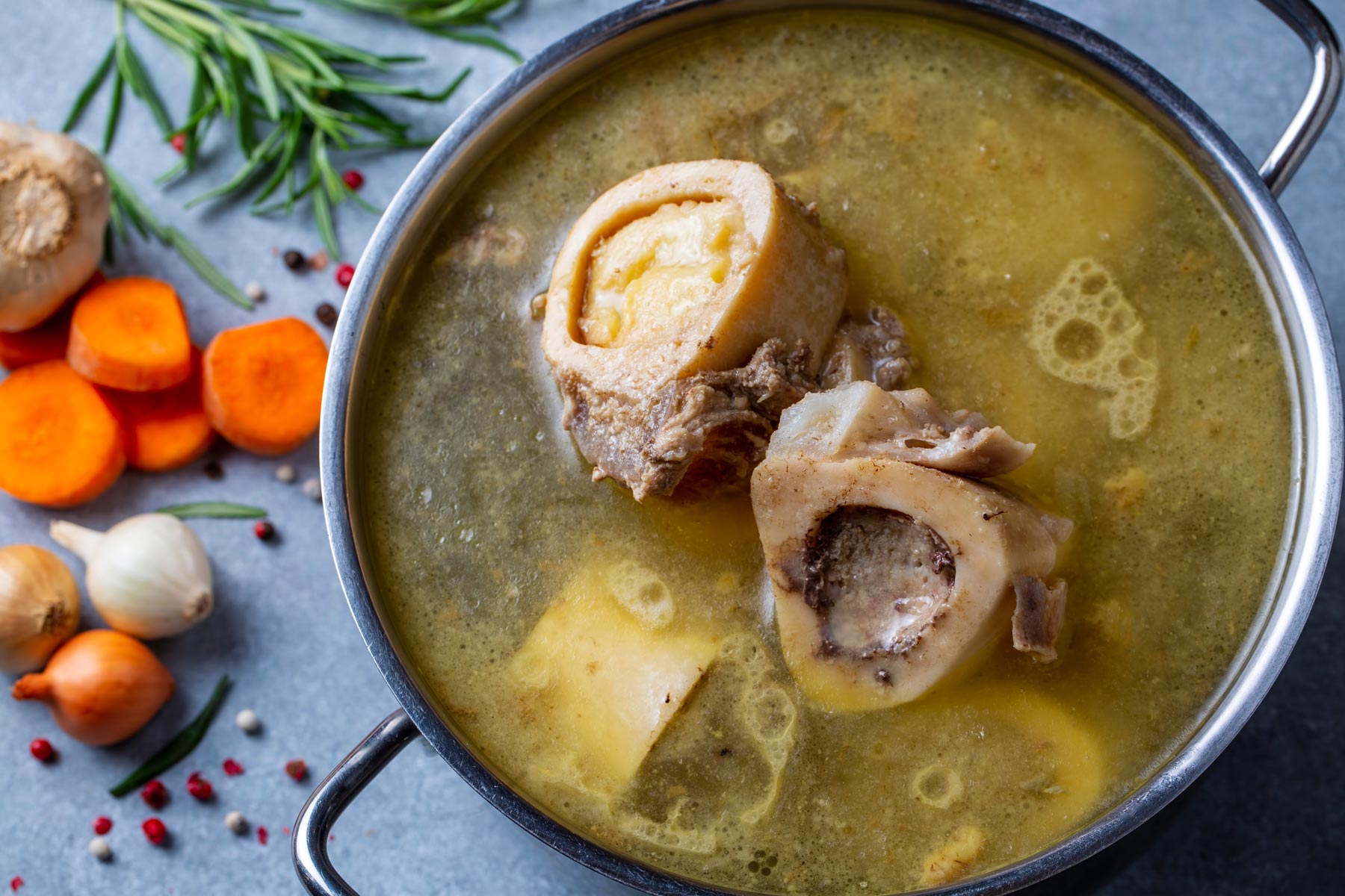 Gelatin Beef Bone Broth Recipe made with Yonder grass-fed collagen