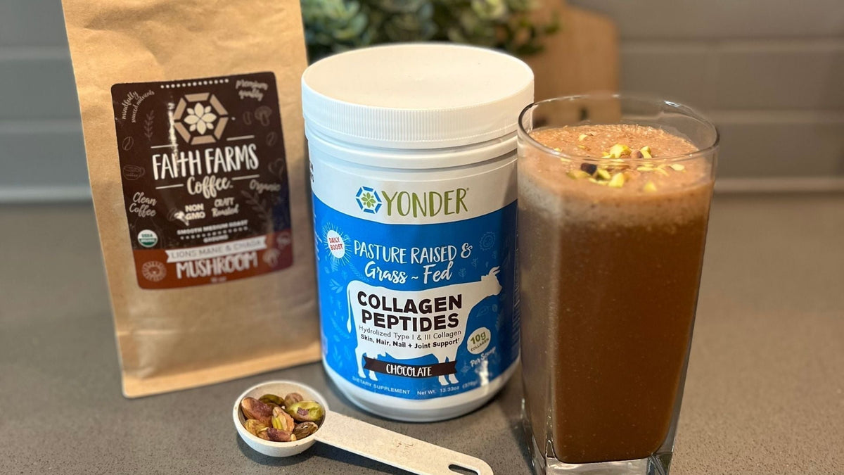 Yummy and delicious Dubai Chocolate Collagen Frappe Recipe