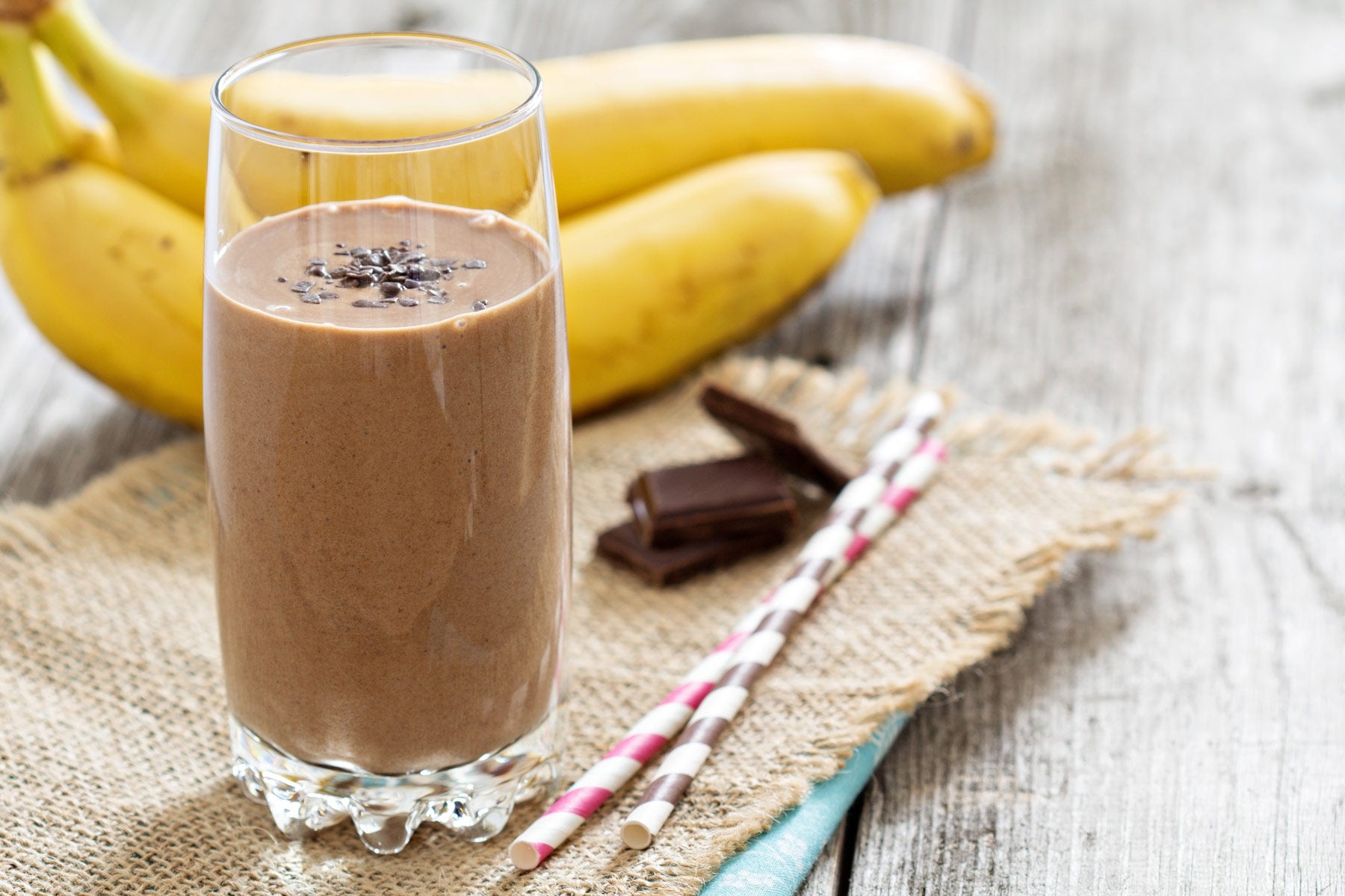 Banana Chocolate Collagen Power Smoothie Recipe made with Yonder grass-fed collagen