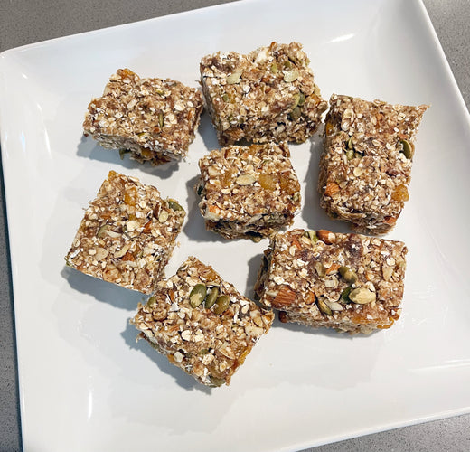 Homemade Collagen Granola Bars made with Yonder grass-fed collagen