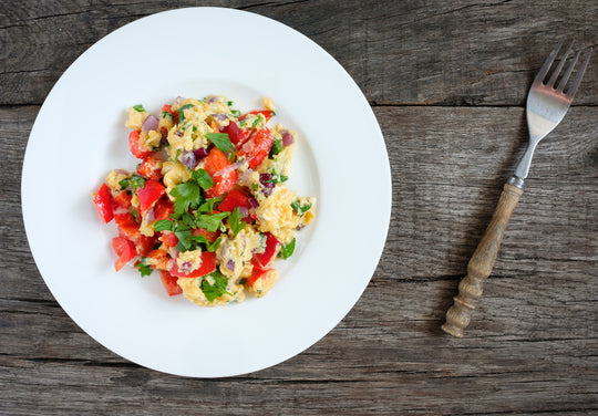 Healthy breakfast scramble recipe for detox