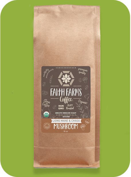 Faith Farms Mushroom Coffee Bag