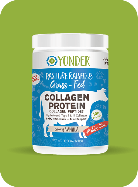 Yonder Grass-Fed Collagen Protein in Creamy Vanilla-MCT