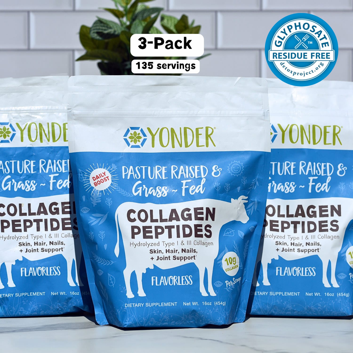 Grass-Fed Collagen Peptides - Flavorless 454g