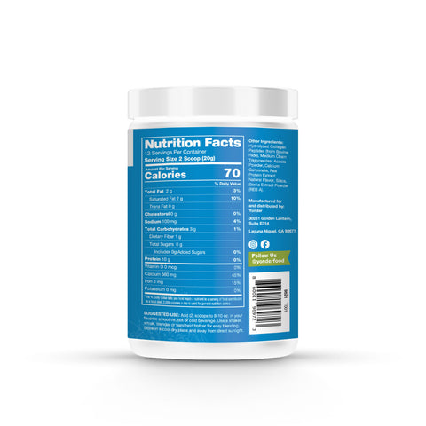 Grass Fed Collagen Protein (Creamy Vanilla-MCT)