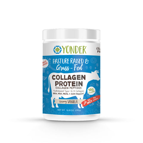 Grass Fed Collagen Protein (Creamy Vanilla-MCT)